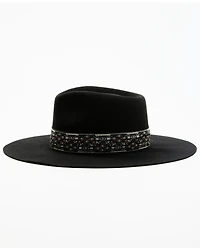 Shyanne Women's Jacquard Ribbon Band Felt Western Fashion Hat