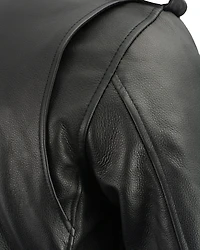 Milwaukee Leather Men's Classic Side Lace Concealed Carry Motorcycle Jacket