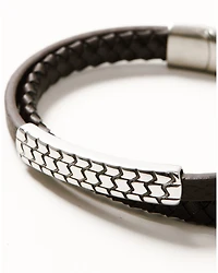 Cody James Men's Adjustable Leather Bracelet