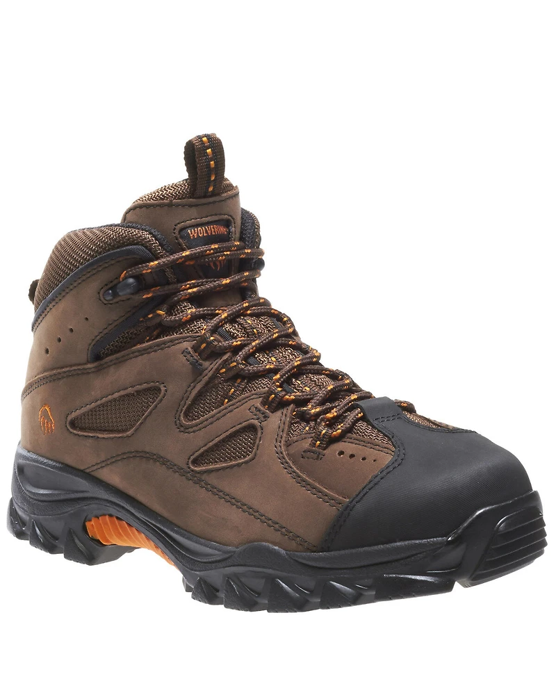 Wolverine Men's Hudson Mid Cut Steel Toe Hiker Boots