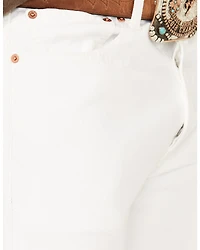 Levi's Men's 501 Optic Daisy White Original Fit Rigid Denim Jeans