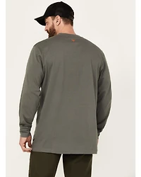 Hawx Men's Long Sleeve Graphic Work T-Shirt
