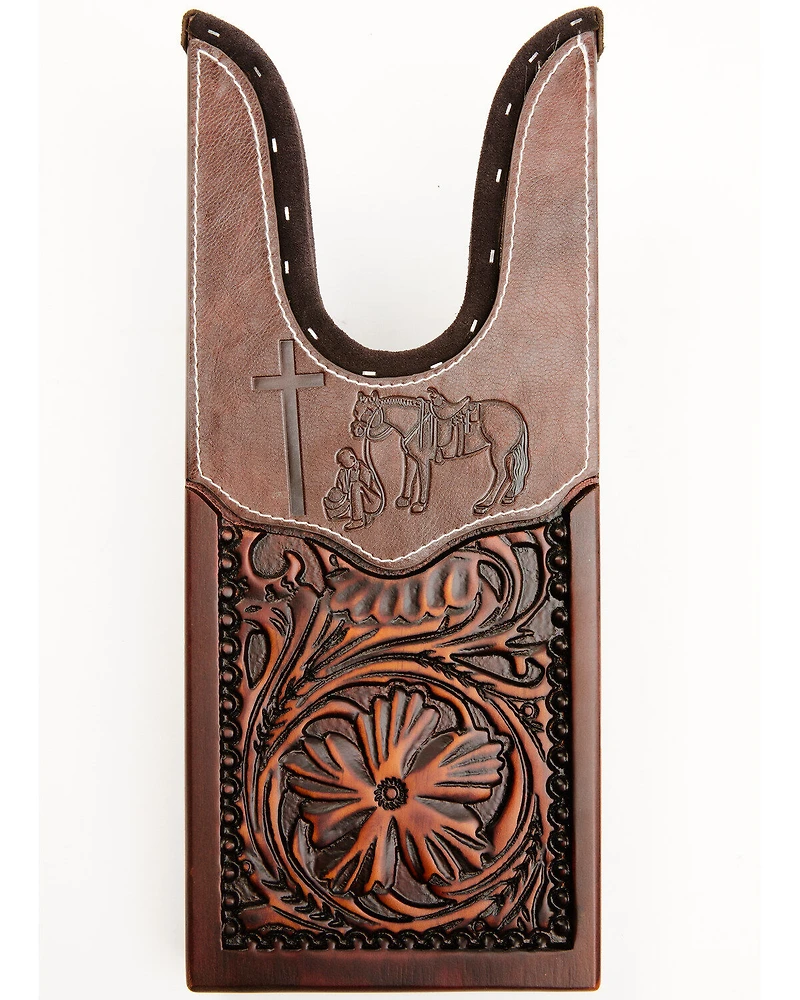 Boot Barn Praying Cowboy Tooled Boot Jack