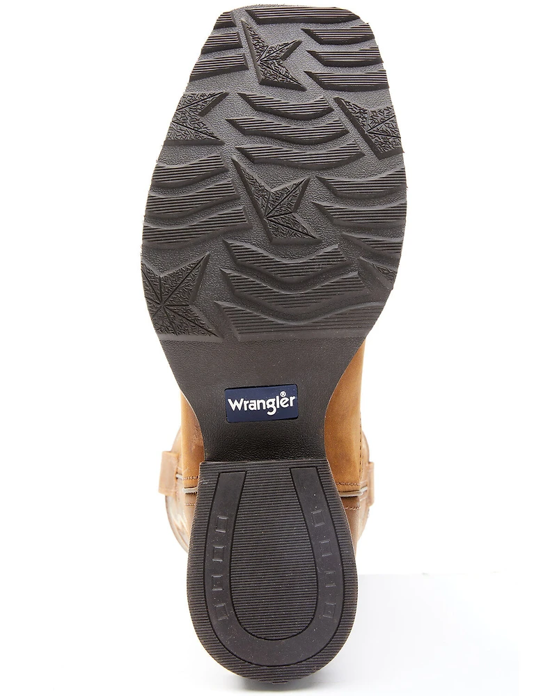 Wrangler Footwear Men's All-Around Western Boots - Broad Square Toe