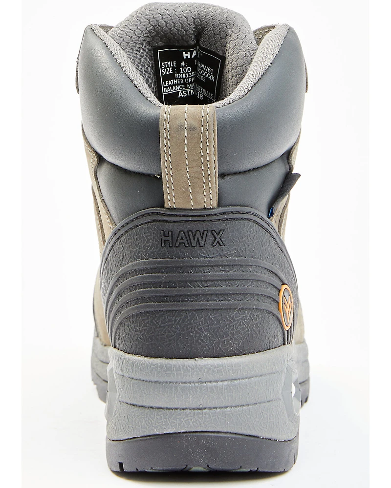 Hawx Men's 6" Lace-To-Toe Tychee Deep Seated Waterproof Comp Work Boots - Soft Toe