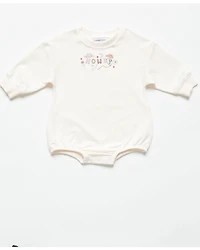 Angel Dear Infant Girls' Howdy Long Sleeve Onesie