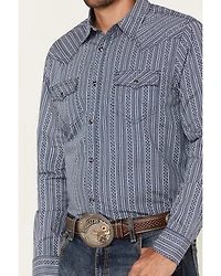 Cody James Men's Born N Raised Striped Long Sleeve Snap Western Shirt - Big & Tall