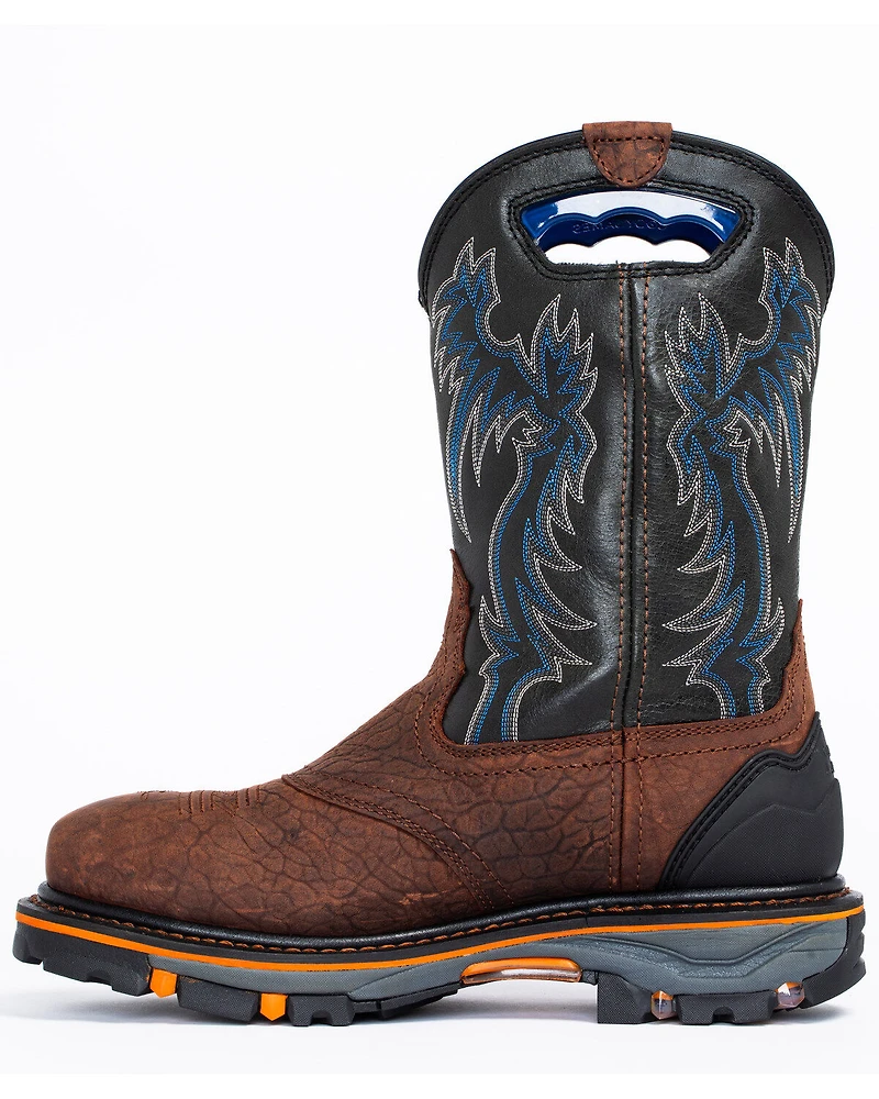 Cody James Men's Decimator Waterproof Western Work Boots - Nano Composite Toe