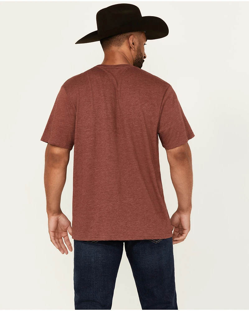 Wrangler Men's Cowboy Short Sleeve Graphic T-Shirt