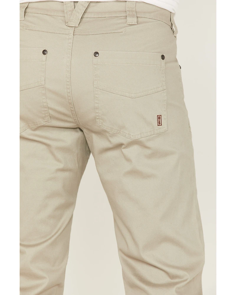 Brothers and Sons Men’s Weathered Bedford Cord Stretch Slim Straight Pants