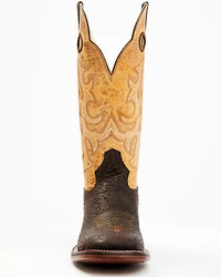 Hondo Boots Men's Bullhide Western - Broad Square Toe