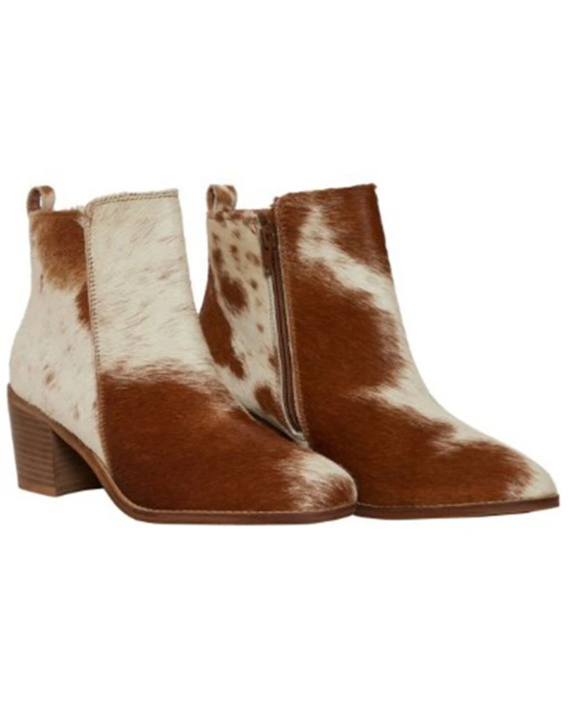 Myra Bag Women's Proton Fashion Booties - Round Toe