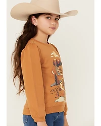 Wrangler Girls' Desert Scene Sweatshirt