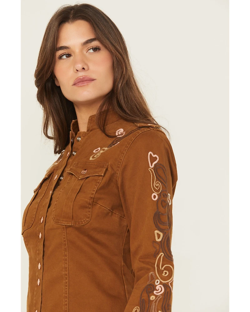 Wrangler X Lainey Wilson Women's Wildflower Embroidered Jacket