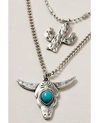 Shyanne Women's Wild Soul Layered Multi Charm Jewelry Set -2 Piece