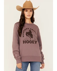 Hooey Women's Bronco Graphic Crewneck Sweatshirt