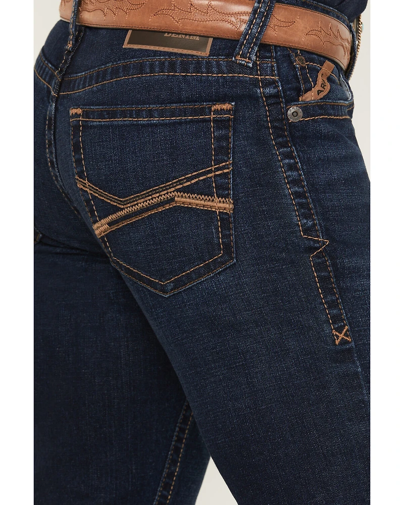 Ariat Men's M8 Dark Wash Slim Straight Stretch Denim Jeans