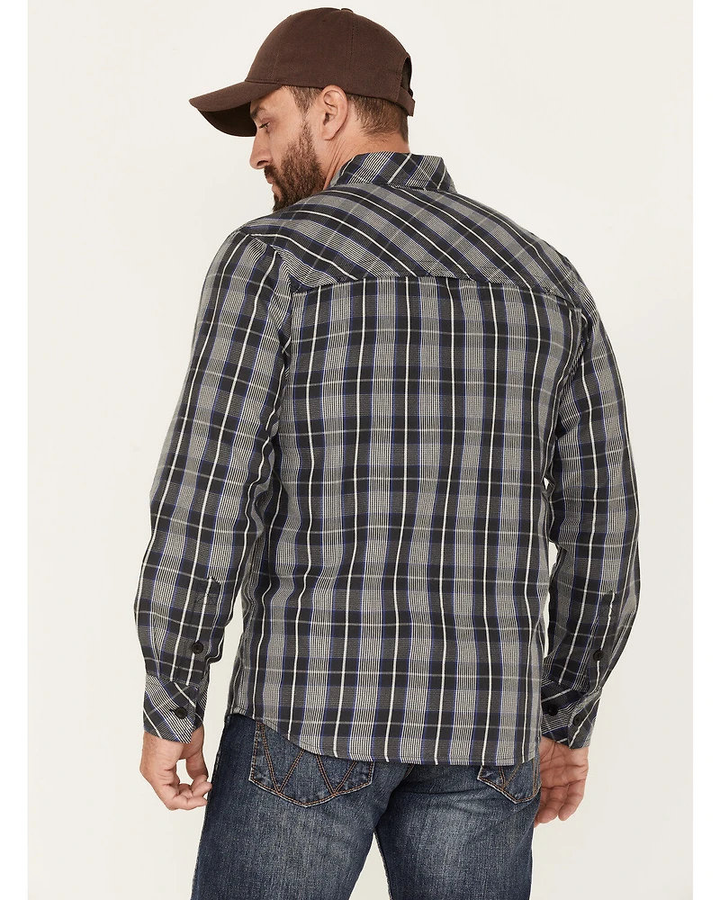 Resistol Men's Cooper Medium Plaid Long Sleeve Button Down Shirt