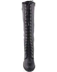 Milwaukee Leather Women's Lace To Toe Boots - Round