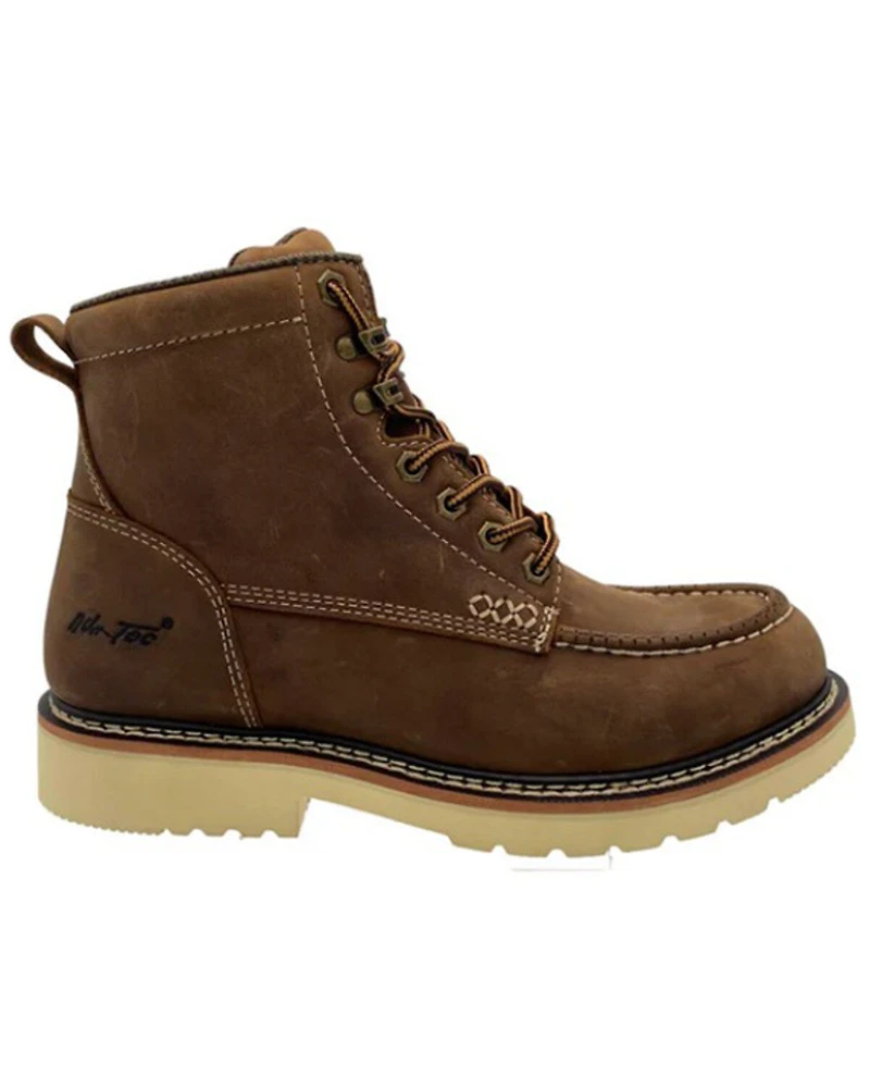 AdTec Men's 6" Apex Moc Work Boots - Soft Toe