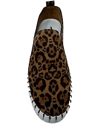 Very G Women's Sandra Leopard Print Slip-On Shoes