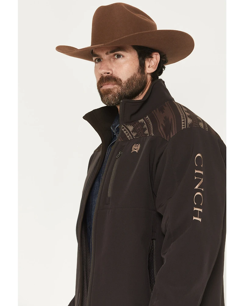 Cinch Men's Logo Bonded Softshell Jacket