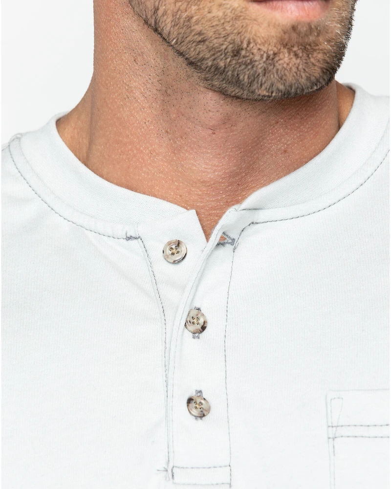 Carhartt Men's FR Solid Long Sleeve Work Henley Shirt - Big & Tall