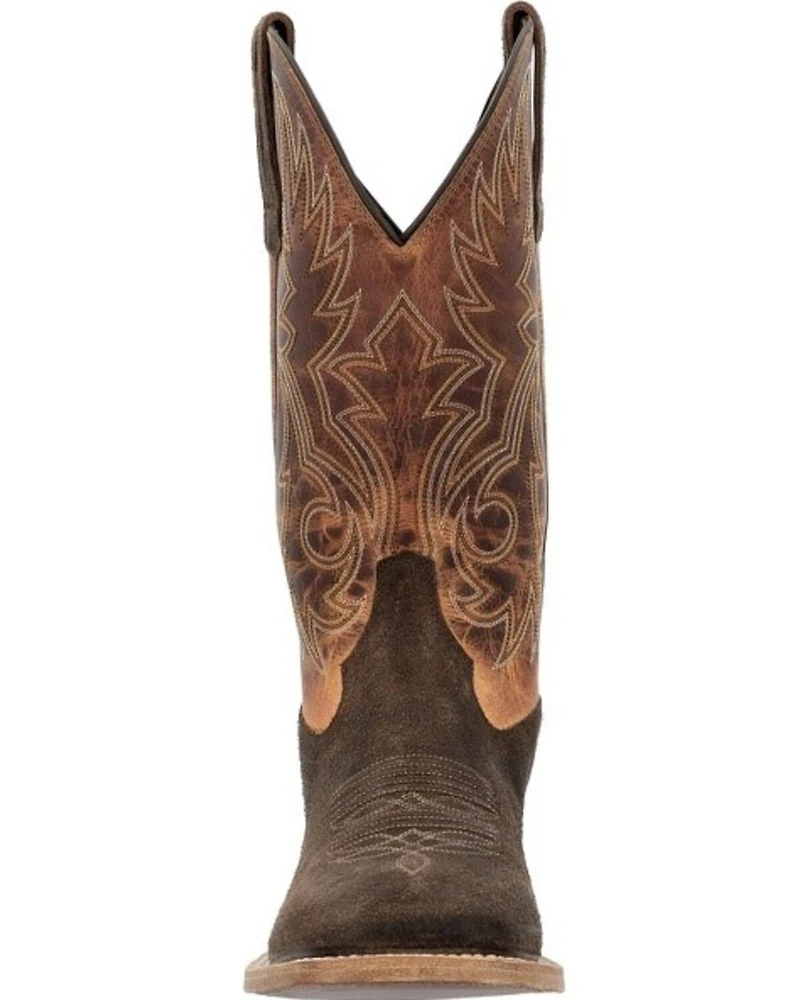 Durango Men's Arena Elite 13" Roughout Roper Boots - Broad Square Toe