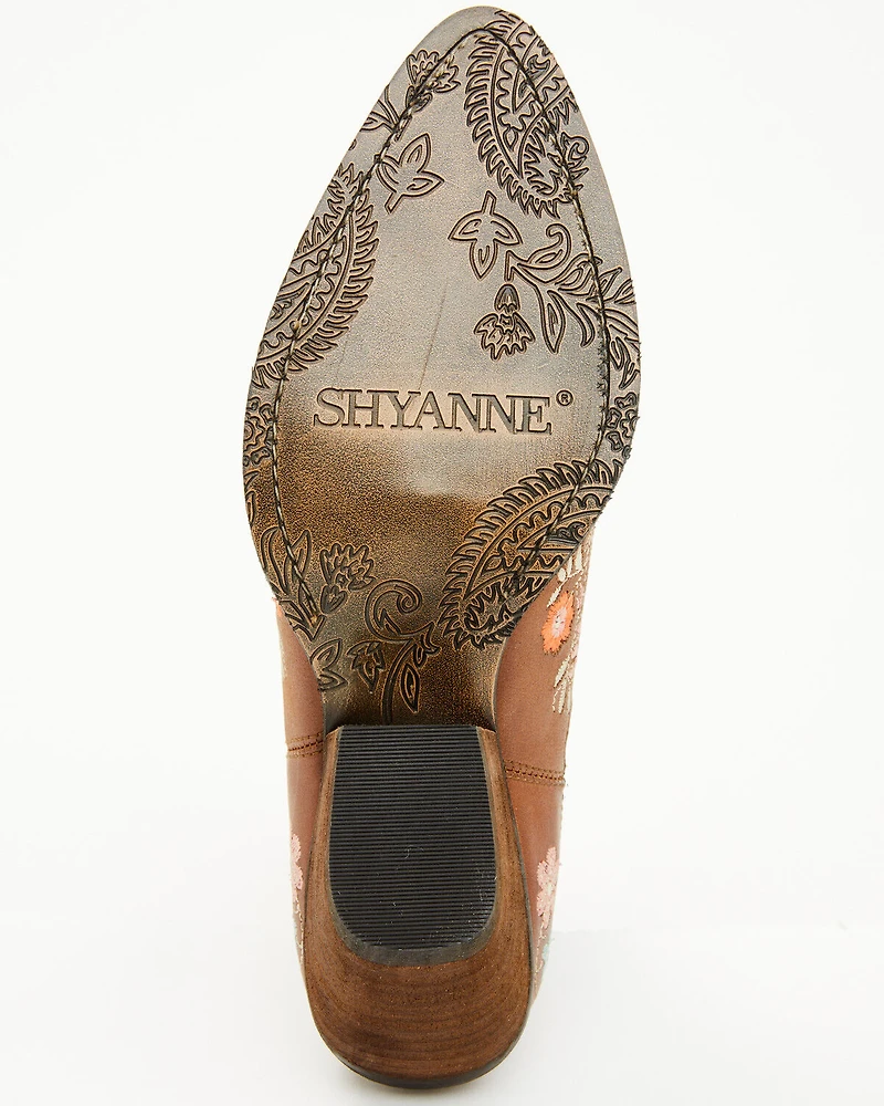 Shyanne Women's Didi Floral Booties - Round Toe