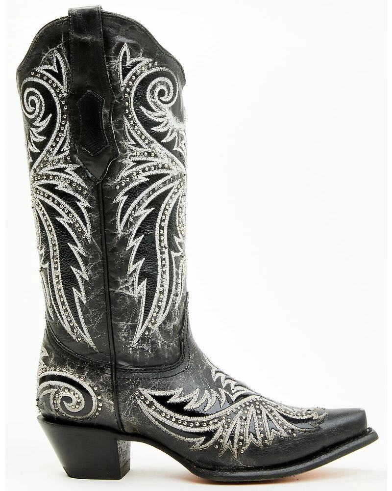 Corral Women's Studded Western Boots - Snip Toe