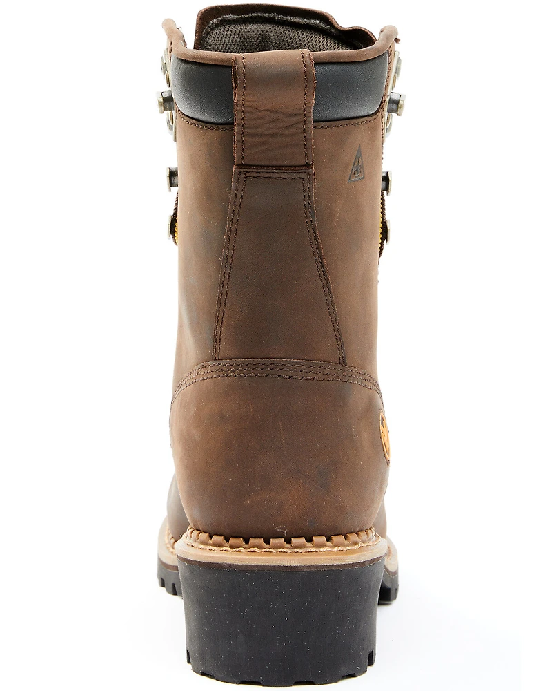 Hawx Men's 8" Waterproof Logger Boots - Soft Toe