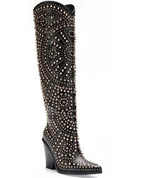 Azalea Wang Women's Texas Rhinestone Western Boots - Round Toe