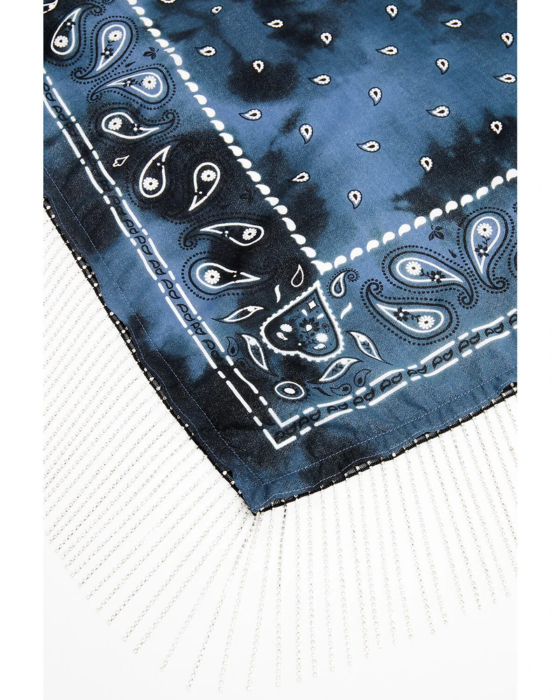 Idyllwind Women's Bluebell Fringe Bandana Necklace