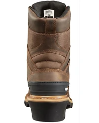 Carhartt 8" Crazy Horse Brown Waterproof Insulated Logger Boot - Composite Toe