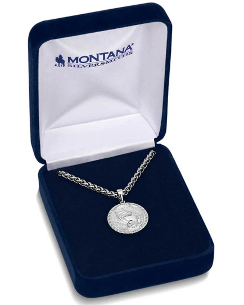 Montana Silversmiths Women's Praying Hands Pendant Necklace