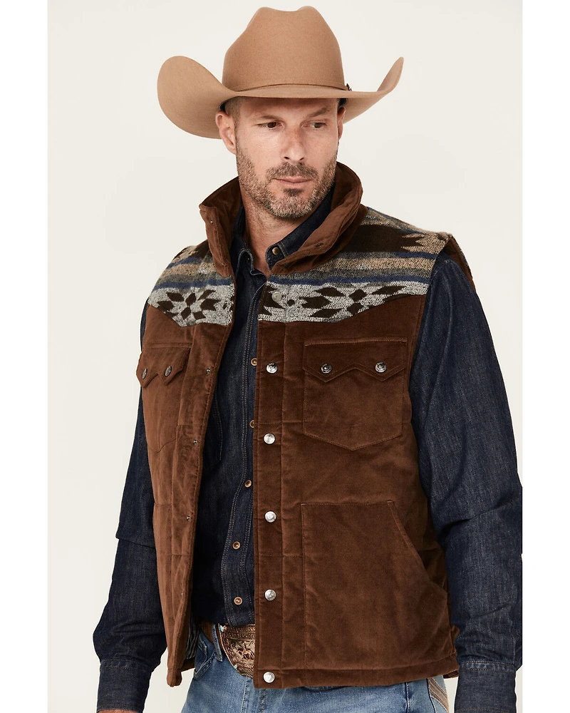Cody James Men's Rough Road Southwestern Yoke Vest