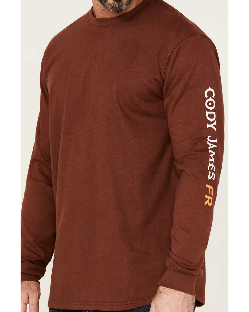 Cody James Men's FR Logo Long Sleeve Work T-Shirt