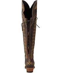 Lane Women's Lexington Over The Knee Corset Western Boots - Snip Toe