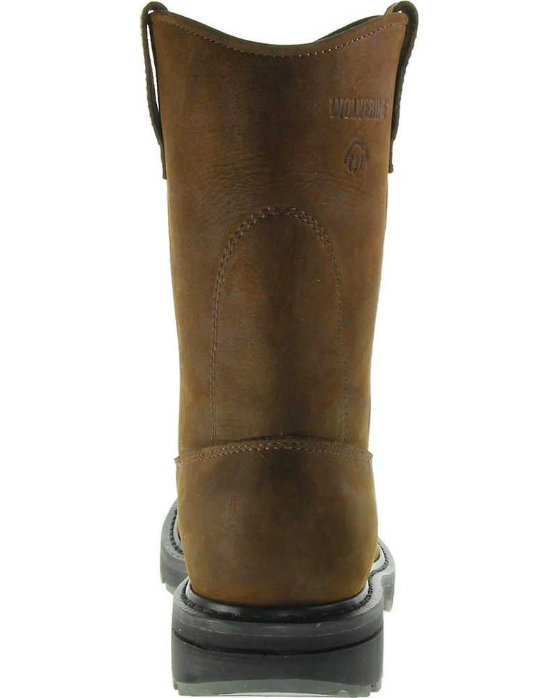 Wolverine Men's Steel Toe Wellington Work Boots