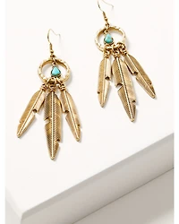 Shyanne Women's Summer Solstice Feather Earrings