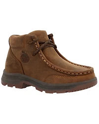 Georgia Boot Boys' Athens Superlyte Wallabe Chukka Shoes - Moc Toe
