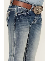 Shyanne Little Girls' Floral Dreamcatcher Bootcut Jeans