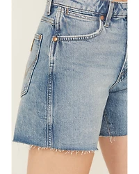 Wrangler Retro Women's Light Wash High Rise Stretch Denim Shorts