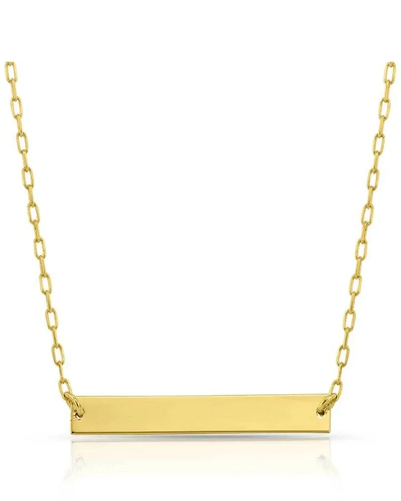 Montana Silversmiths Women's Gold Faith Is Greater Than Fear Necklace