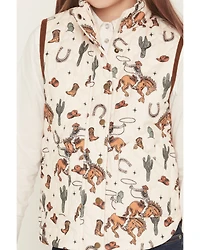 Fornia Girls' Horse Printed Vest