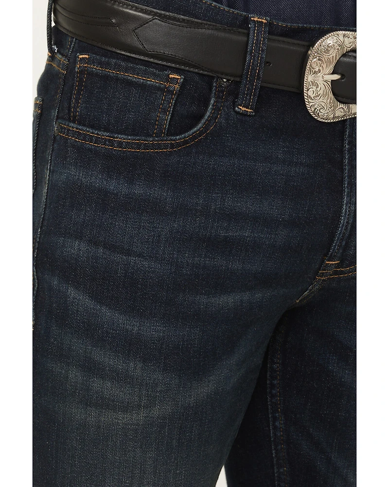Cody James Black 1978™ Men's Jericho Wash Dexter Slim Bootcut Stretch Denim Jeans