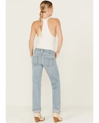 Ariat Women's Light Wash Low Rise Lucy Straight Jeans