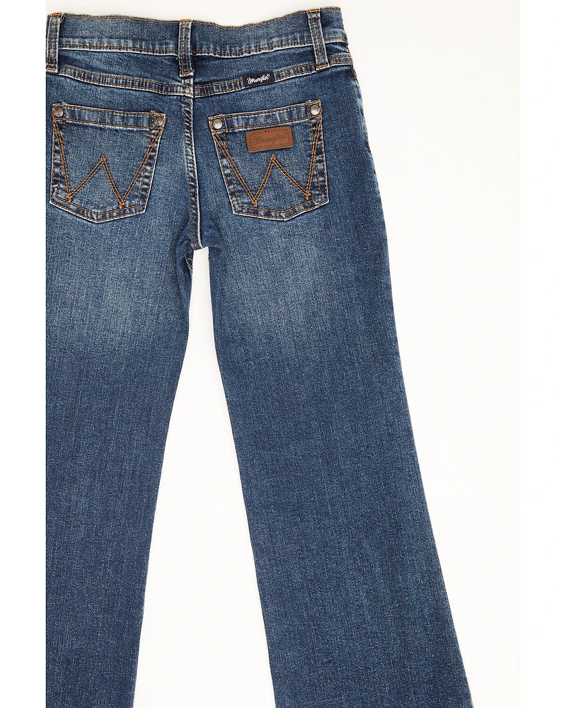 Wrangler Girls' Dark Wash Darci Trousers