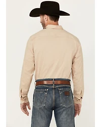 Kimes Ranch Men's Team Solid Long Sleeve Button-Down Performance Western Shirt