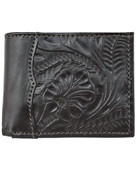 American West Men's Bi-Fold Tooled Wallet